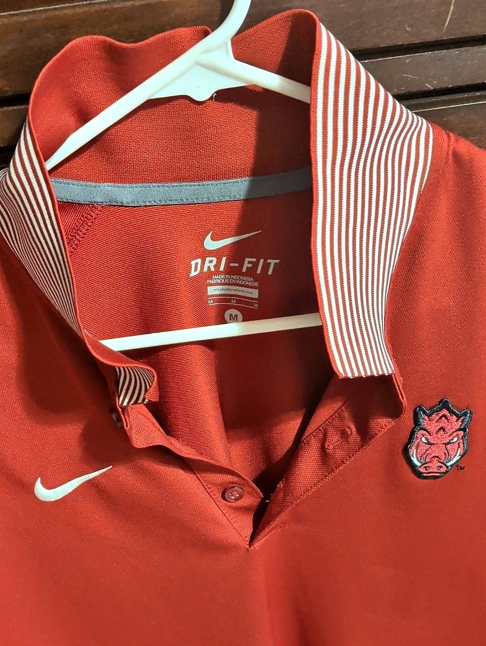 Arkansas Razorbacks Nike Dri-FIT polo - Picture 2 of 2